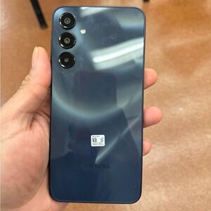 Samsung Black Smartphone with Triple Camera